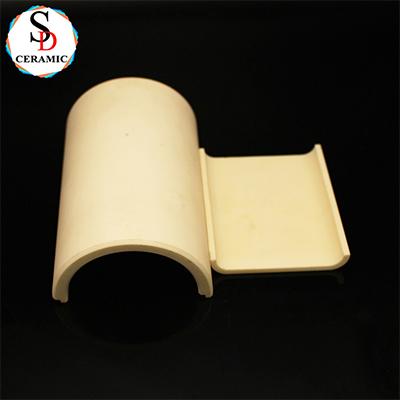 Electrical Insulator 99 Alumina Ceramic Semicylinder Sheet