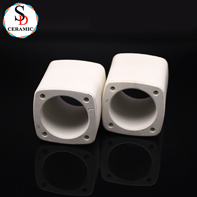 High Temperature Resistant Square Alumina Ceramic Body Fuse Tube