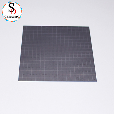 Customize Large Square Black Alumina Thin Sheet