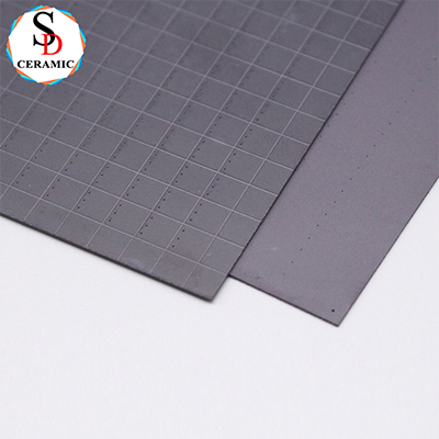 Customize Large Square Black Alumina Thin Sheet