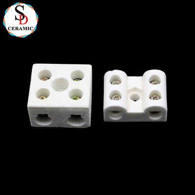High Temperature Ceramic Terminal Block Steatite Ceramic Connector Application Wire Connection