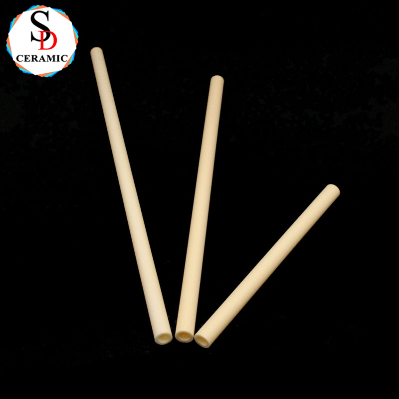 OEM Refractory Cylinder Ceramic Alumina Custom Ceramic Tubes For Furnace Heater