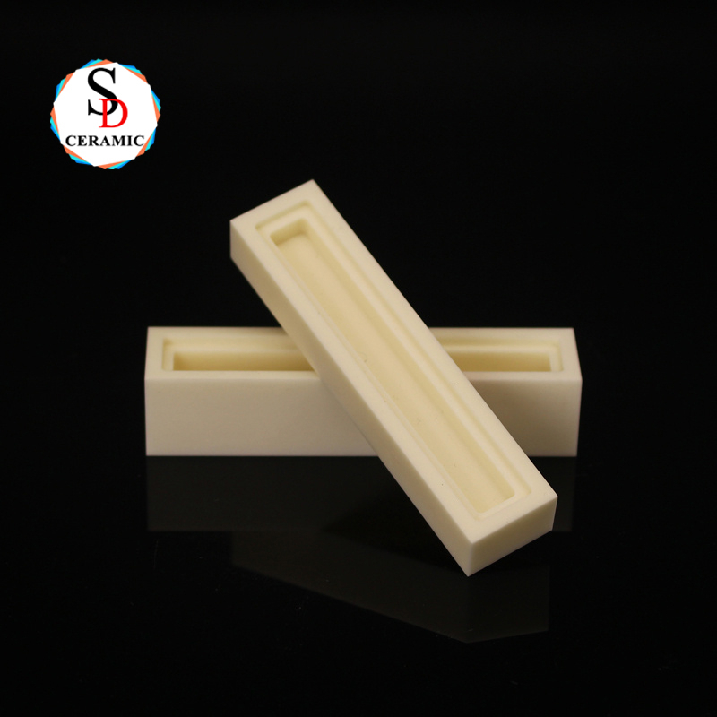 Heat Resistant Ceramic Crcible Alumina Ceramic Part Al2O3 Ceramic Cylinder