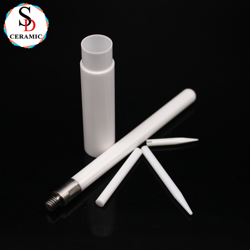 High Precision Customized ZTA Ceramic Zirconia Toughened Alumina Ceramic Shaft Rod