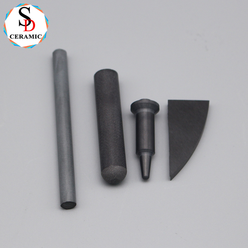 High Temperature Ceramic Black Ceramic Rod Alumina Ceramic Part