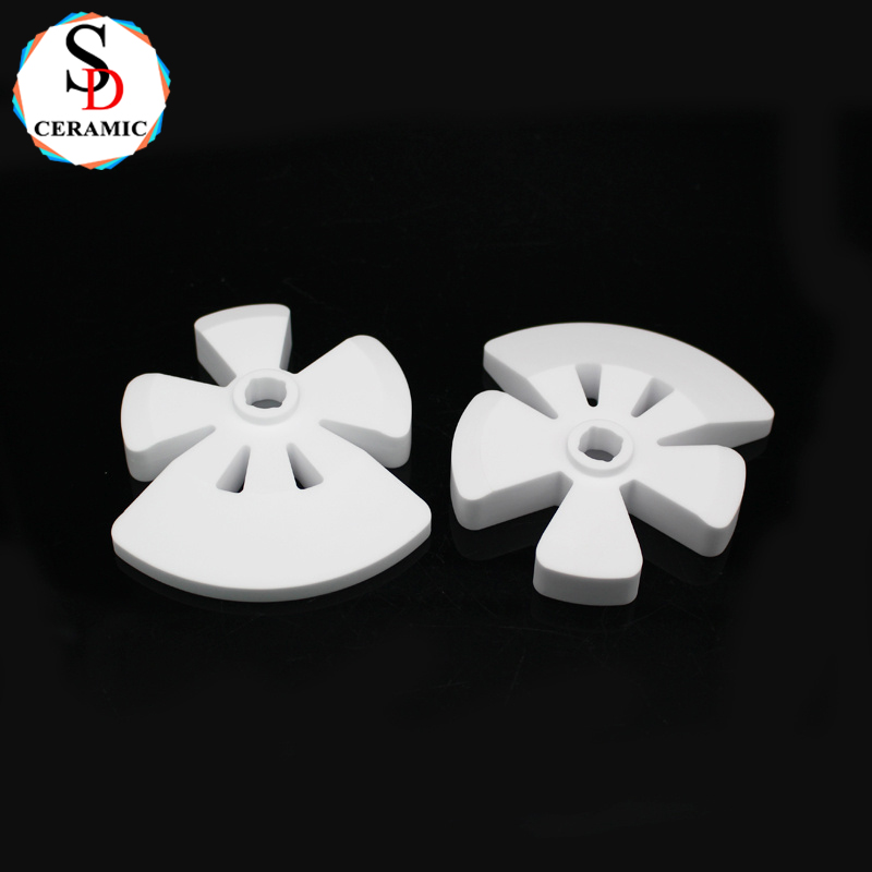 High Precision 95% Alumina Ceramic Disc Al2O3 Ceramic Part