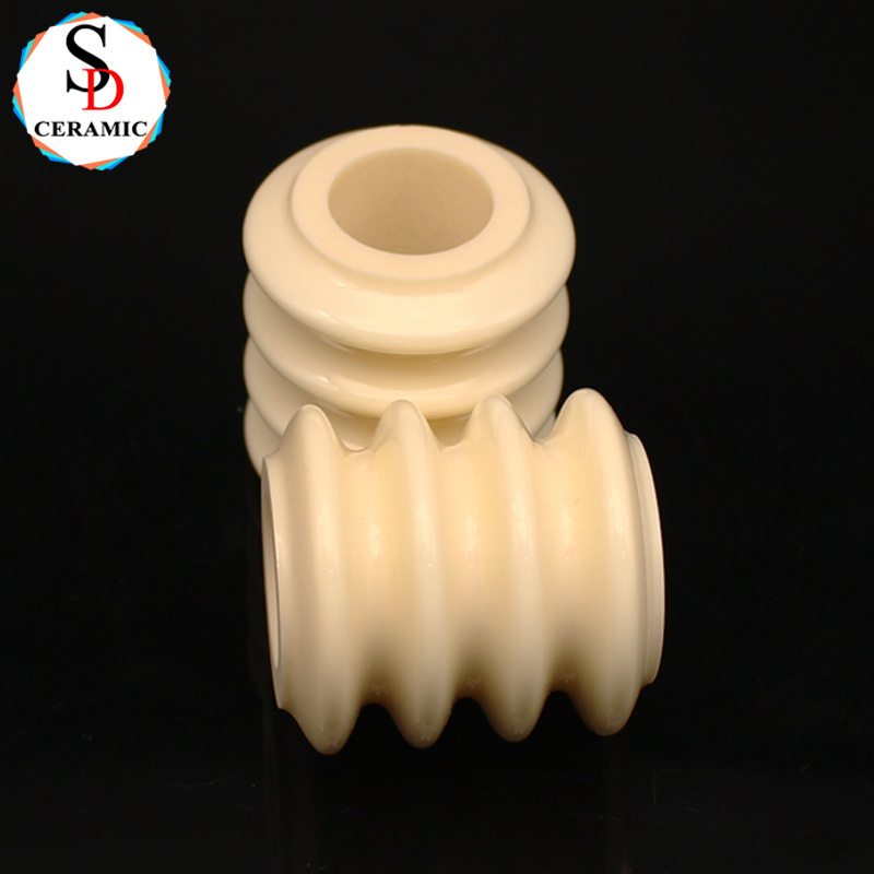 Hot Sale 99 Alumina Sintered Ceramic Tube Spool Shackle Insulator