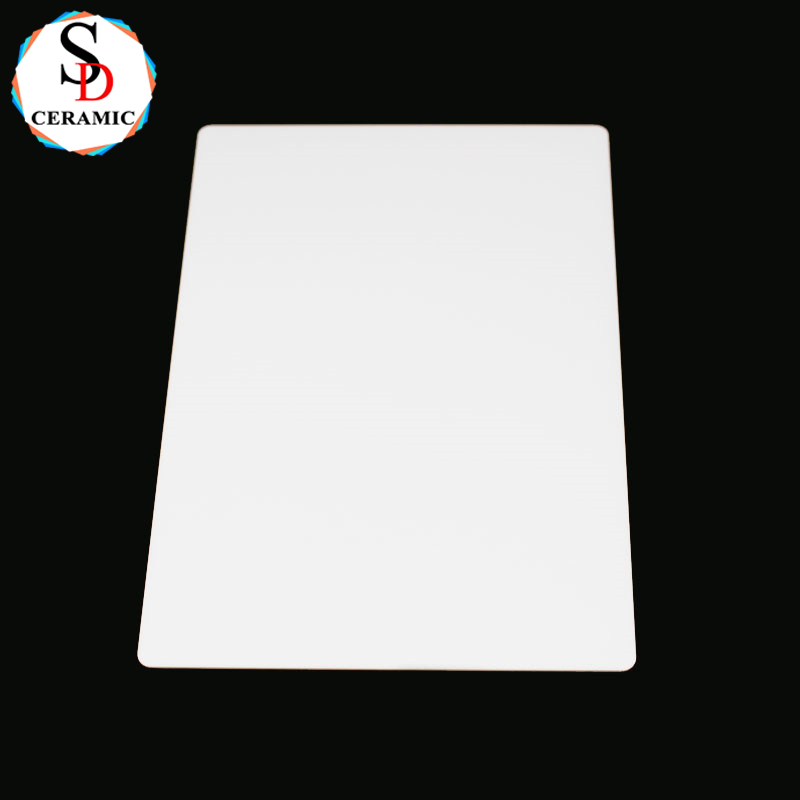 Customize Large Square 95 Al2O3 Black Alumina Sheet