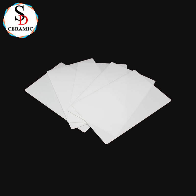 Customize Large Square 95 Al2O3 Black Alumina Sheet