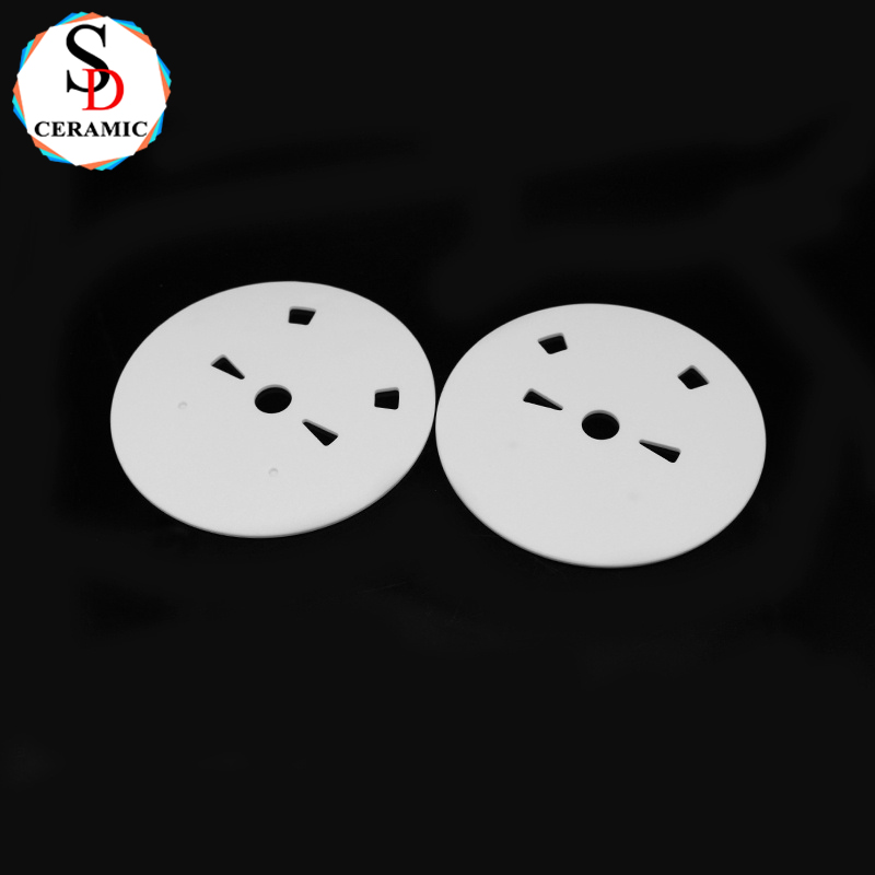 High Precision 95% Alumina Ceramic Disc Al2O3 Ceramic Part