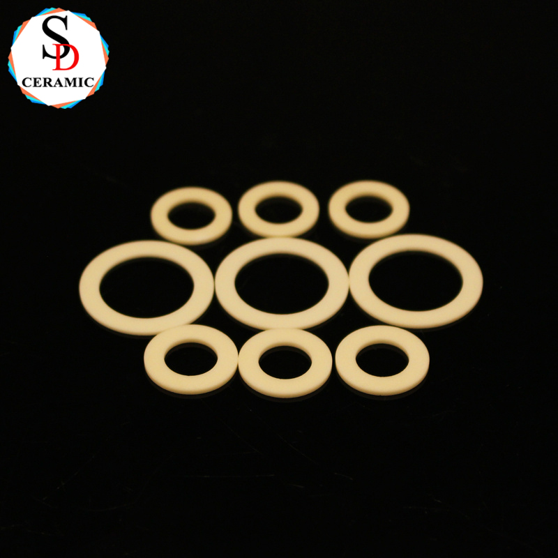 Abrasion Resistance 99 Alumina Spacers Ceramic Structural Parts  for Insulation Washer