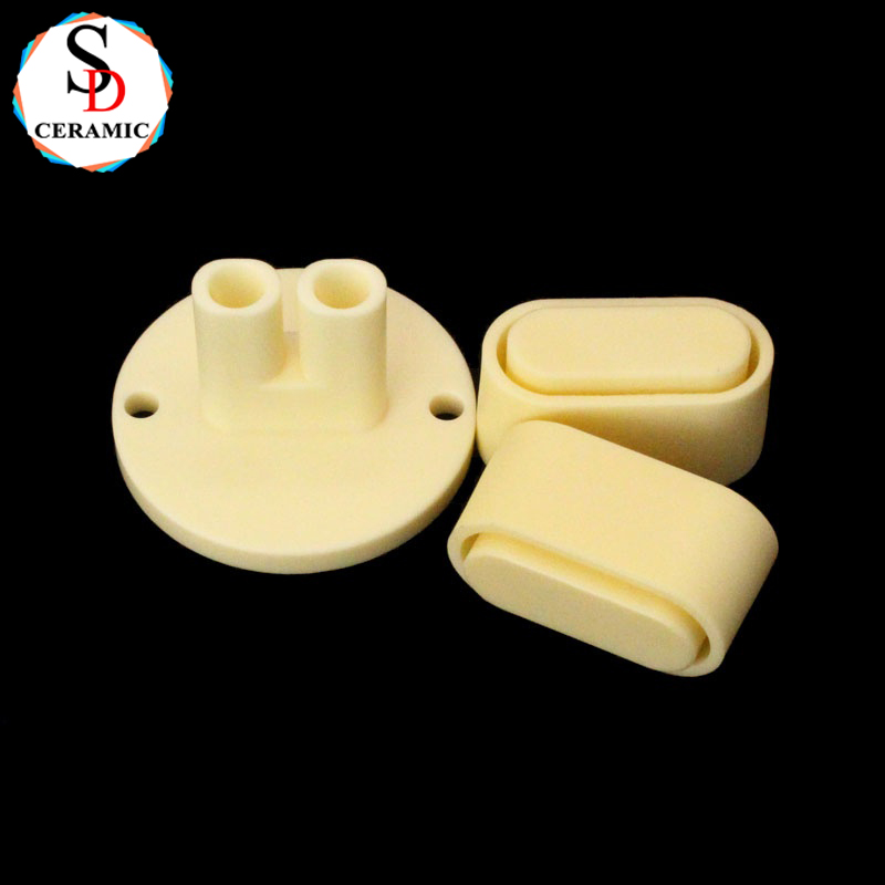 OEM Hot Injection Moulding 99 Alumina Ceramic Insulator Block for Semiconductor Implant