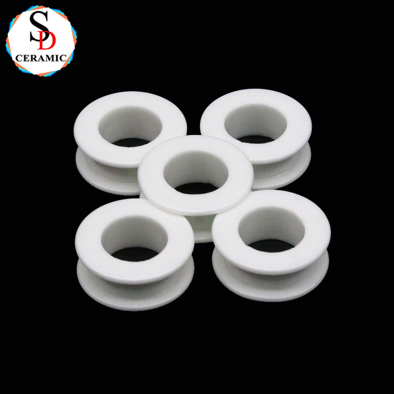 High Quality Polished Steatite Ceramic Guide Roller for Industrial Application