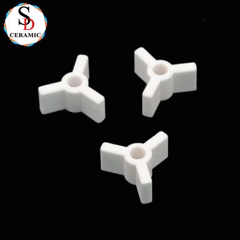 Triangular 95 Alumina Ceramic Bracket Ceramic Structural Components for Igniters