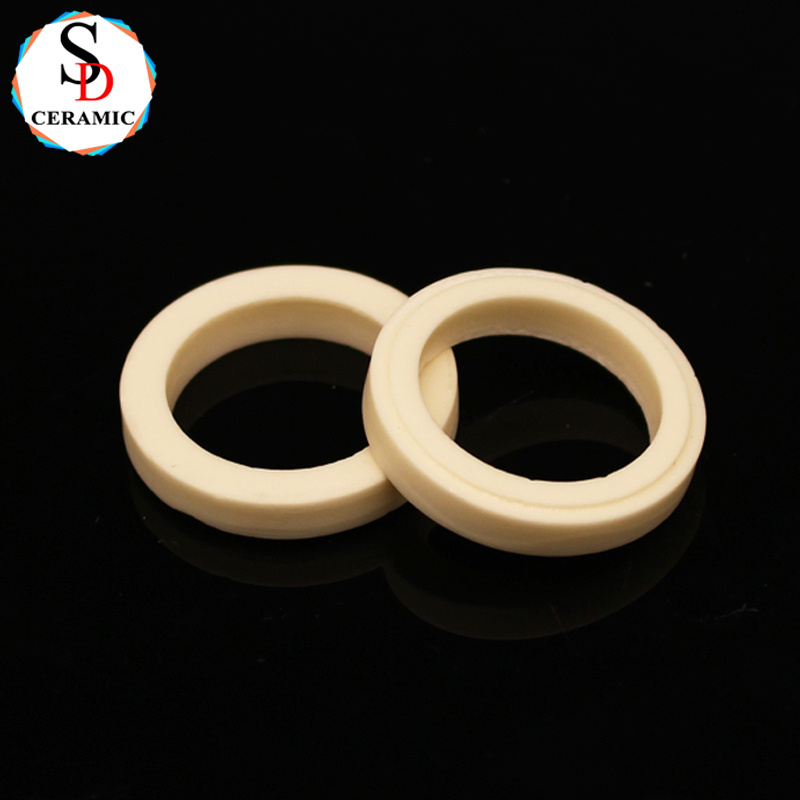 Engineered Ceramic Spacer Washer Alumina Ceramic Gasket Ring For Industrial Parts