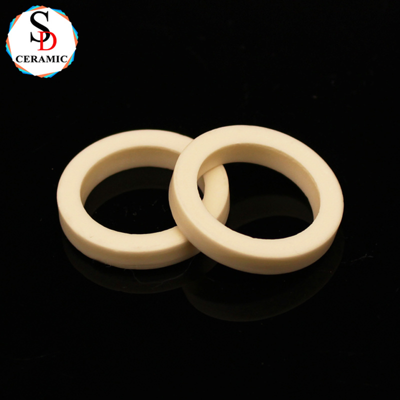 Engineered Ceramic Spacer Washer Alumina Ceramic Gasket Ring For Industrial Parts