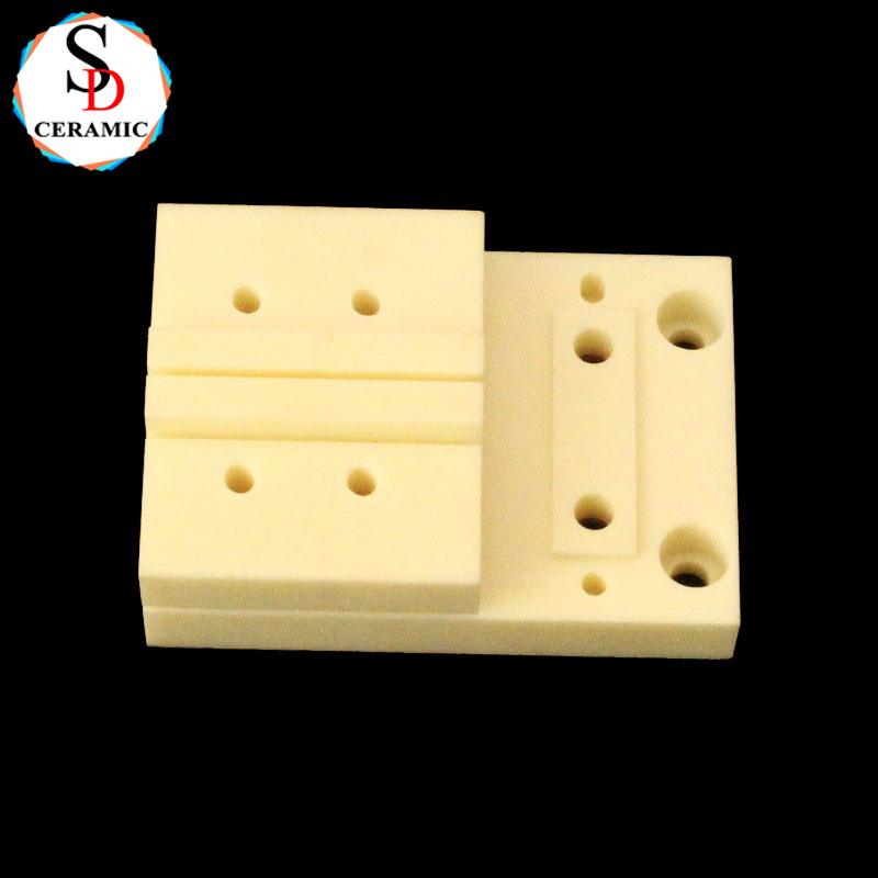Insulating Ceramic Structural Parts Al2O3 Special Ceramic Block for Semiconductor Industry