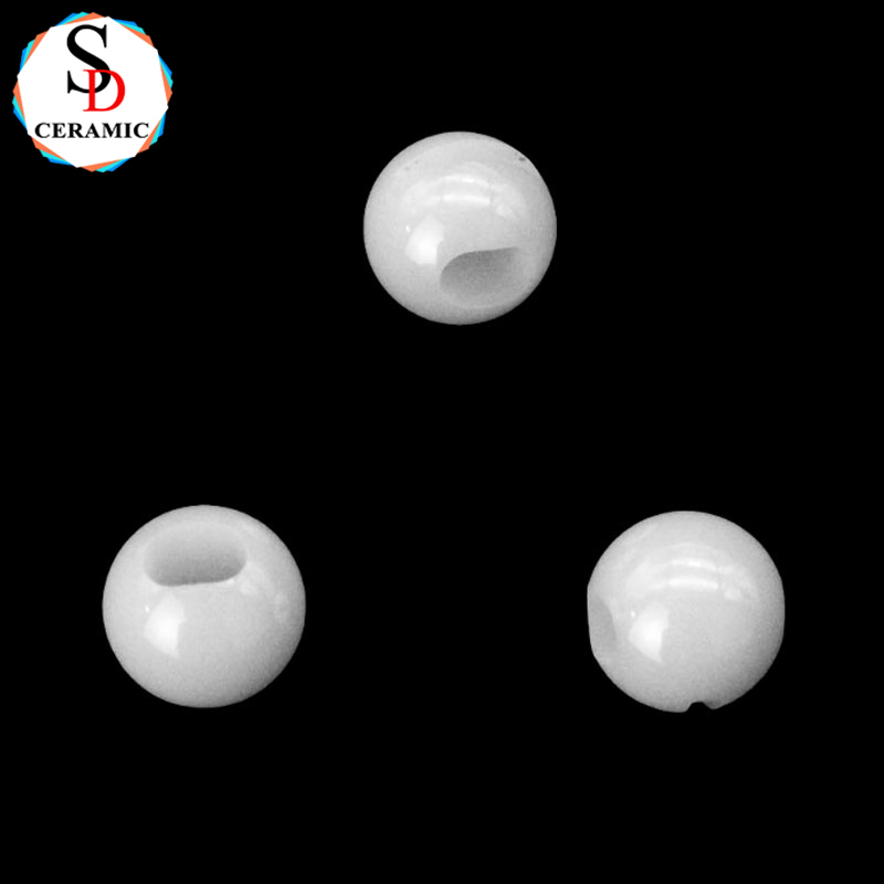 OEM Industrial Zirconia Ceramic Bead with Hole for Precision Grinding