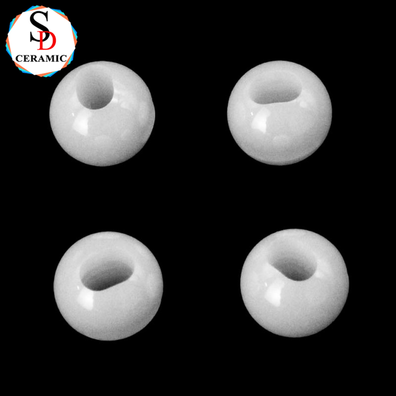 OEM Industrial Zirconia Ceramic Bead with Hole for Precision Grinding