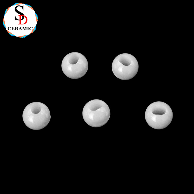 OEM Industrial Zirconia Ceramic Bead with Hole for Precision Grinding