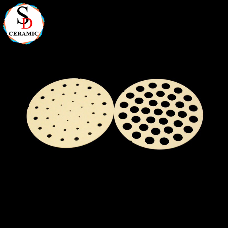Factory Direct Sale Alumina Plates Non-standard Porous Ceramic Discs with High Quality