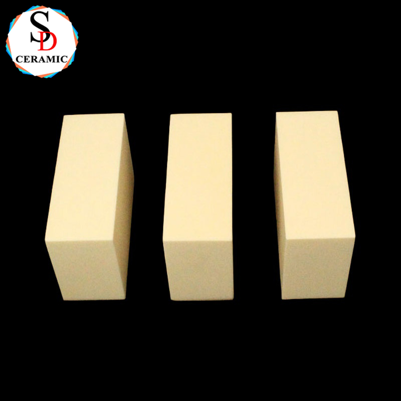 Customized High Alumina Ceramic Block Al2o3 Board for Casting Modelling Cutting