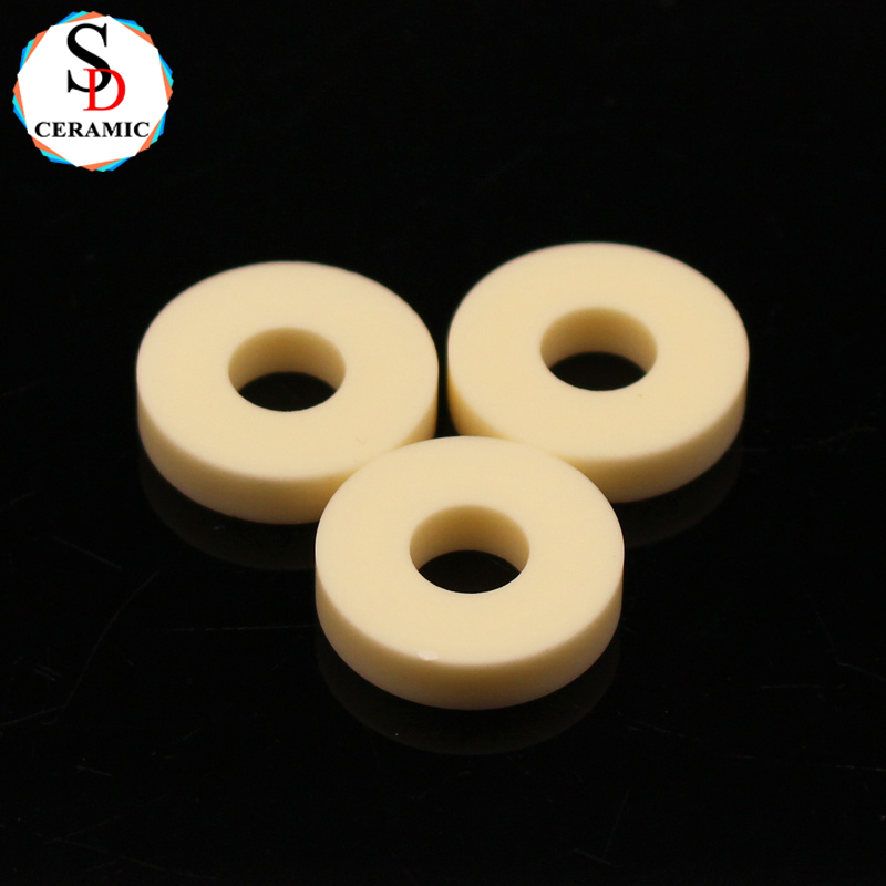 Engineered Ceramic Spacer Washer Alumina Ceramic Gasket Ring For Industrial Parts