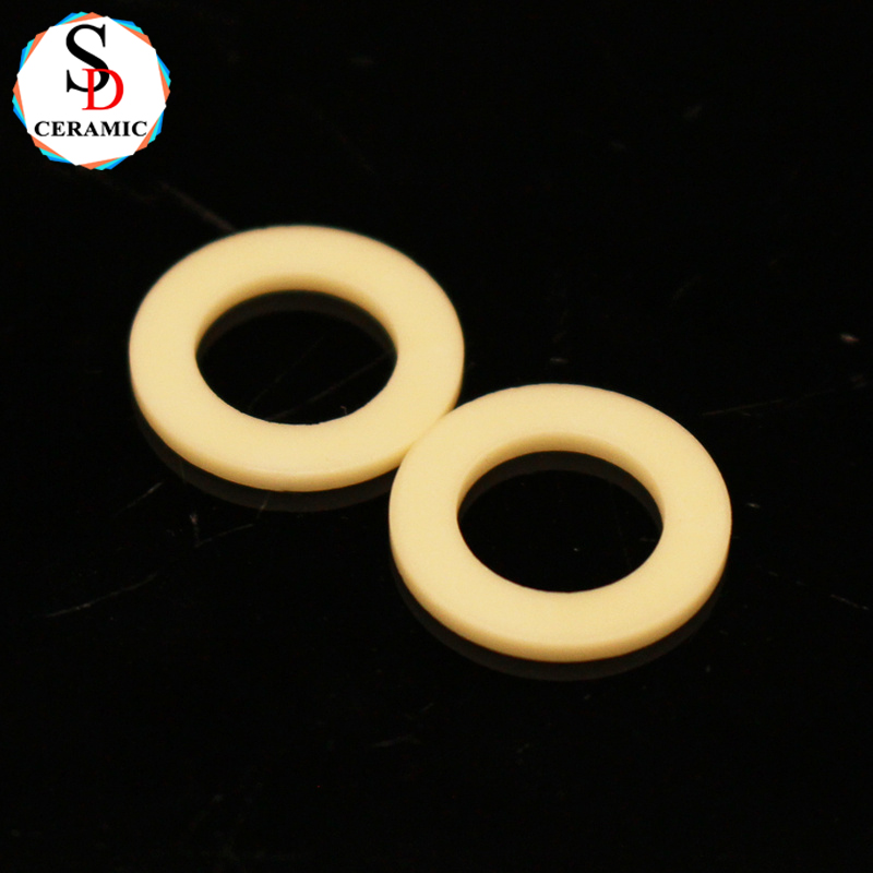 Engineered Ceramic Spacer Washer Alumina Ceramic Gasket Ring For Industrial Parts