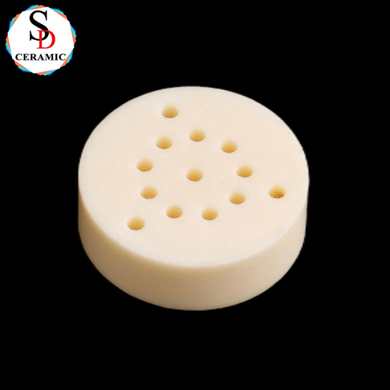 High Strength Round 99 Al2o3 Ceramic Plate Disk with Custom Holes