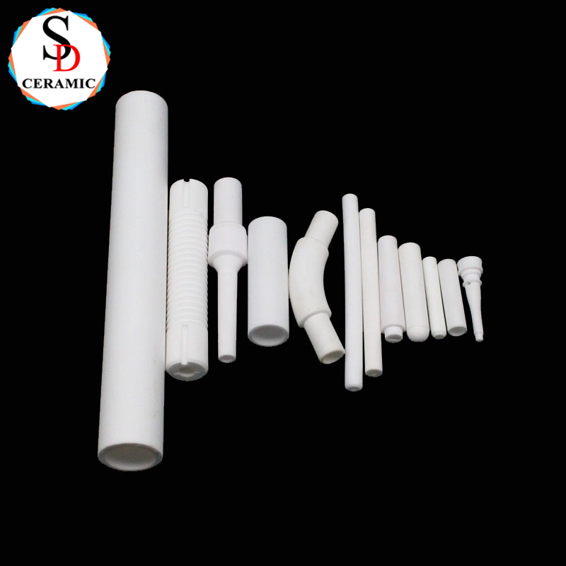 Custmized 95% Alumina Ceramic Insulator Alumina Tube