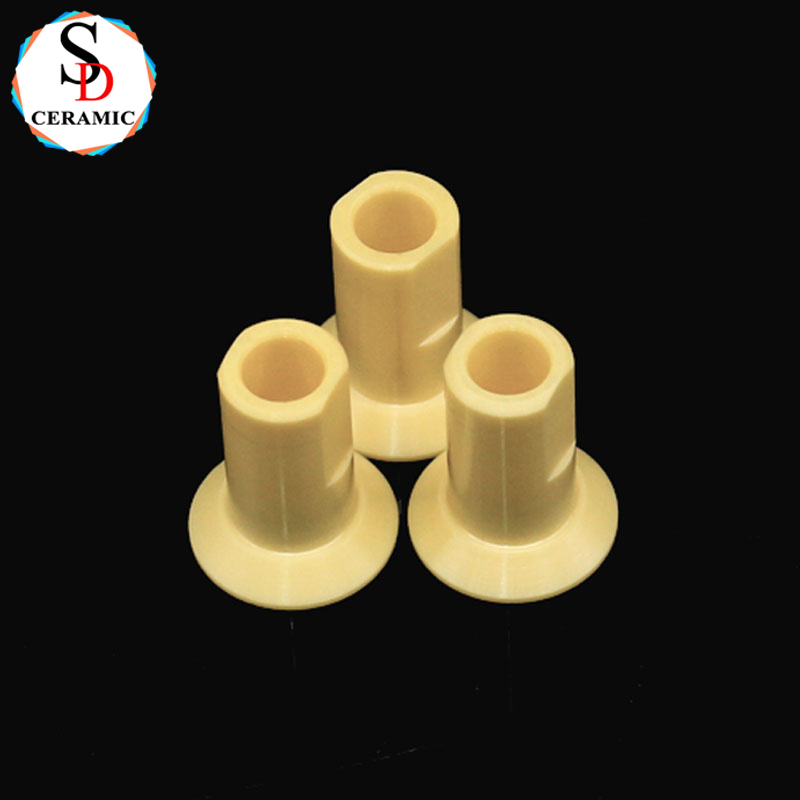 Good Wear Resistance 99 Alumina Ceramic Flange Bushing for Semiconductor