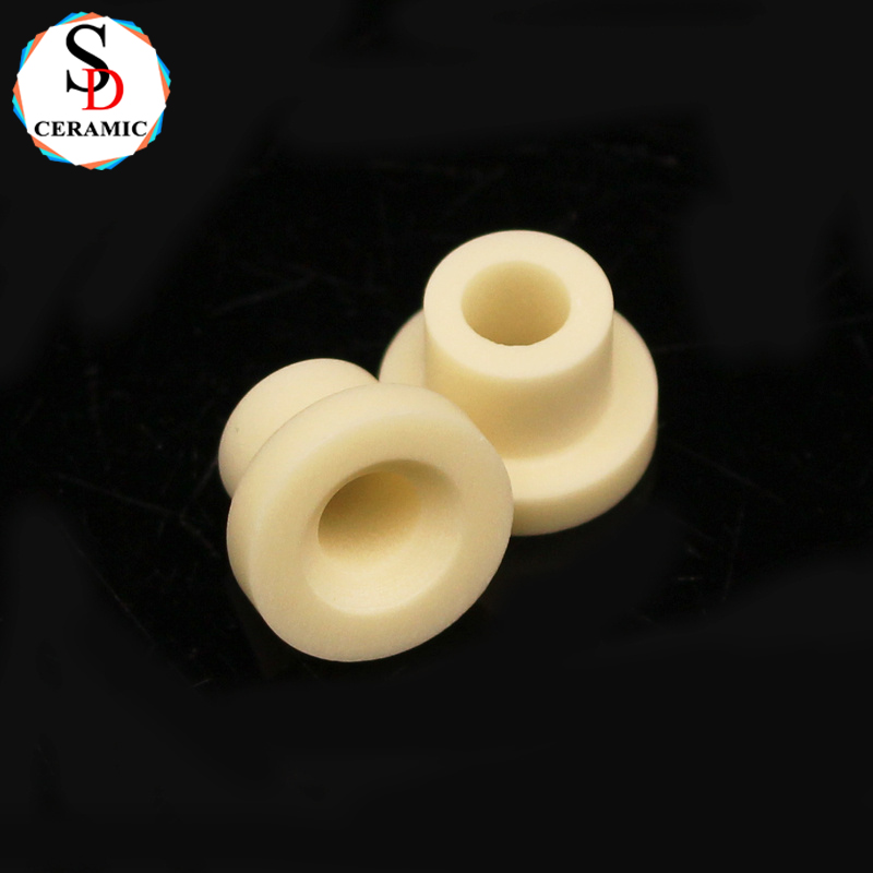 Good Wear Resistance 99 Alumina Ceramic Flange Bushing for Semiconductor