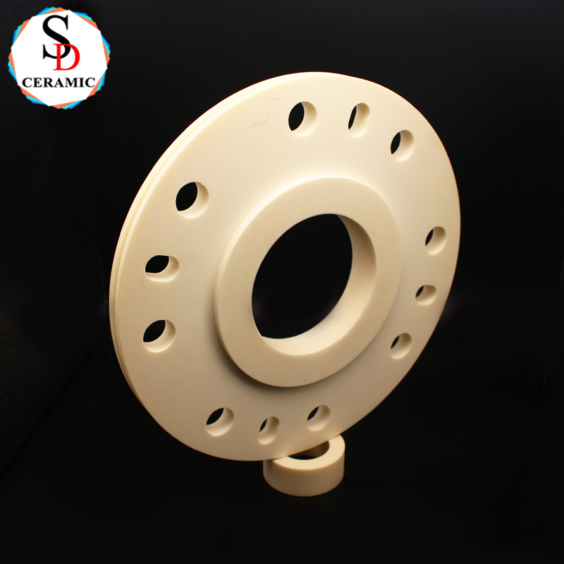 Hot Selling High Density Circular 99 Alumina Ceramic Gasket for Industrial Applications