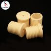 Electrical Insulation 99 Alumina Threaded Ceramic Tube