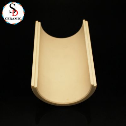 Electrical Insulator 99 Alumina Ceramic Semicylinder Sheet