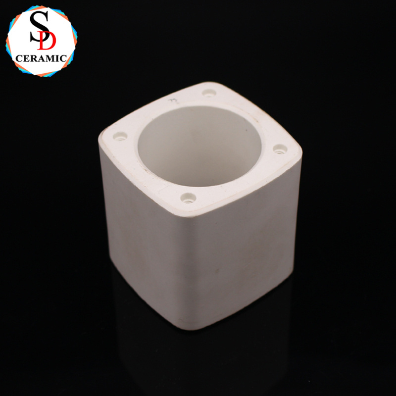 High Temperature Resistant Square Alumina Ceramic Body Fuse Tube