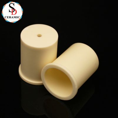 Heat Resistant Ceramic Crcible Alumina Ceramic Part Al2O3 Ceramic Cylinder