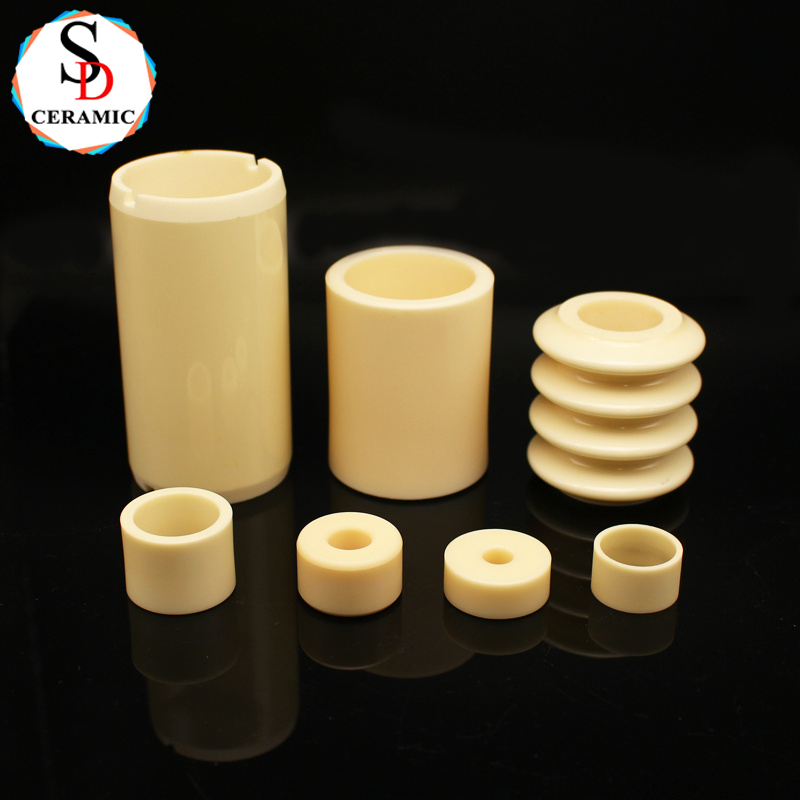 Durable C795 Alumina Tubing Threaded Ceramic Pipe