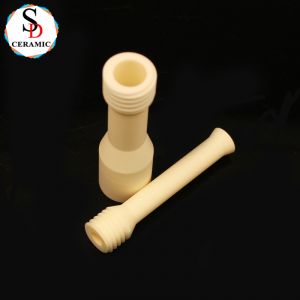 OEM Refractory Cylinder Ceramic Alumina Custom Ceramic Tubes For Furnace Heater