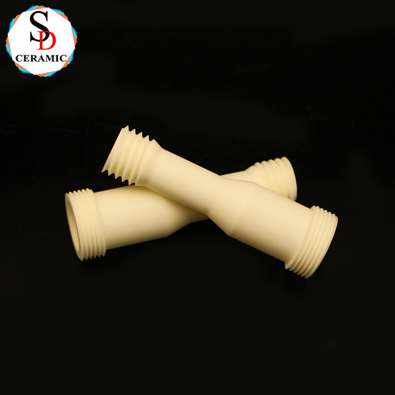 OEM Refractory Cylinder Ceramic Alumina Custom Ceramic Tubes For Furnace Heater