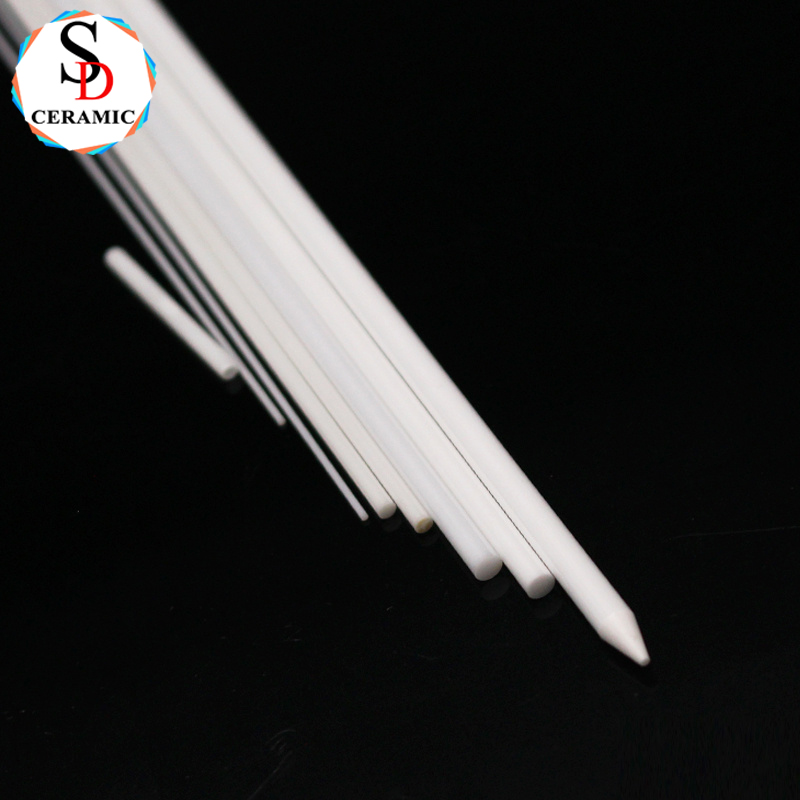 High Precision Customized ZTA Ceramic Zirconia Toughened Alumina Ceramic Shaft Rod