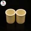 High Purity Corundum Ceramic Crucible Evaporation Alumina Crucible Boat For Furnace