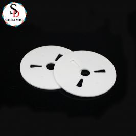 Customized Made Porous 95 Alumina Ceramic Disk Gasket  Alumina Part for Various Applications