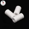 Custom-made Refractory 95 Alumina Ceramic Threaded Rod Nut for Semiconductor