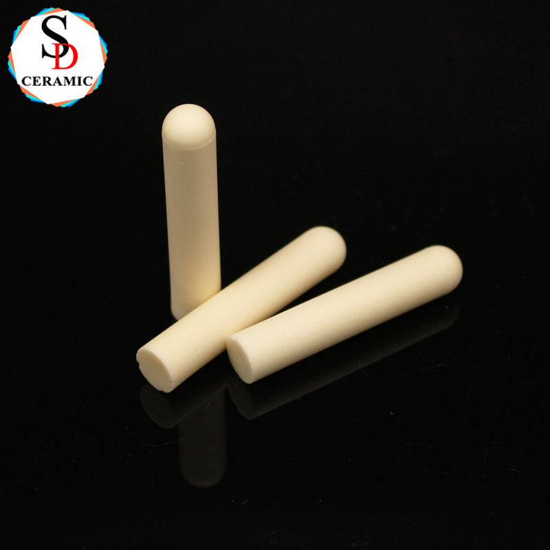 High Thermal Conductivity Alumina Ceramic Bar Rod Cylinder for Industrial