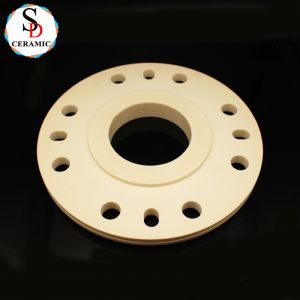 Wear Resistant Semiring 99 Alumina Ceramic Plates With Holes