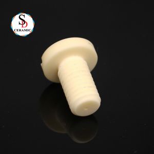 Machining Ceramic Bolt 99 Alumina Ceramic Component Made in China