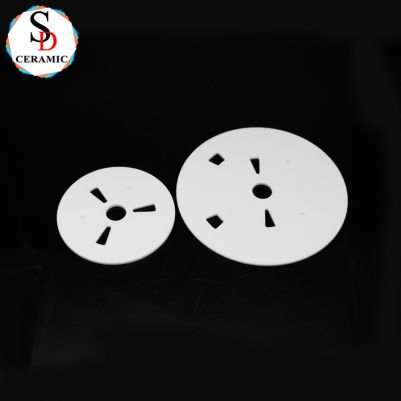 High Precision 95% Alumina Ceramic Disc Al2O3 Ceramic Part