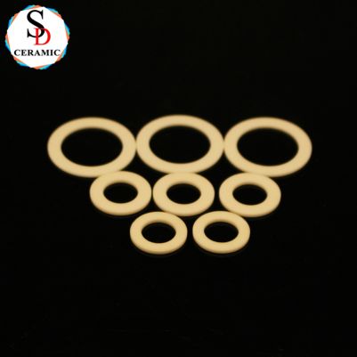 Abrasion Resistance 99 Alumina Spacers Ceramic Structural Parts  for Insulation Washer