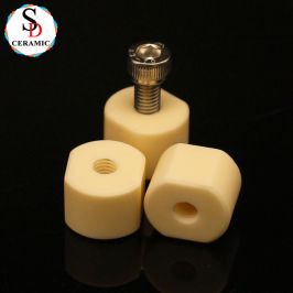 Wholesale Customized 99 Alumina Nut Ceramic Screw Insulator for Industrial Using